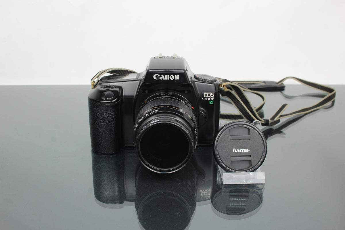 Canon EOS 1000f + 35-80mm 1:4-5.6 lens